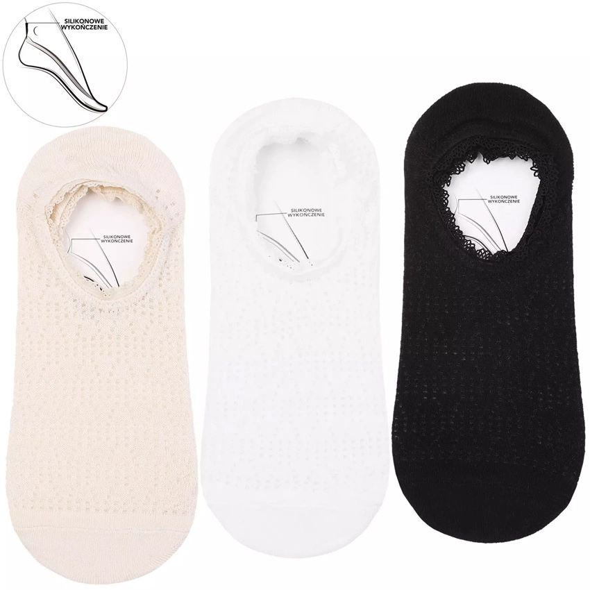 Baleriny MORAJ 3 Pary - CDB250-209 Mix Kolor