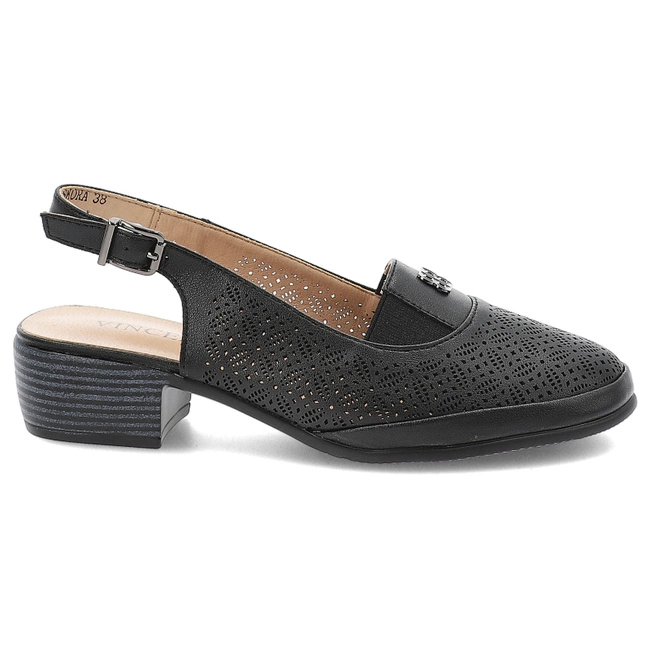 Sandále VINCEZA - 66753 BK Czarny