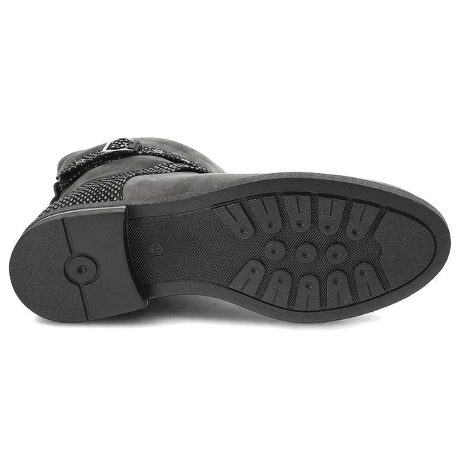 Členkové Topánky Lemar - 60201 S.Grafitowy/Gad Niklowy