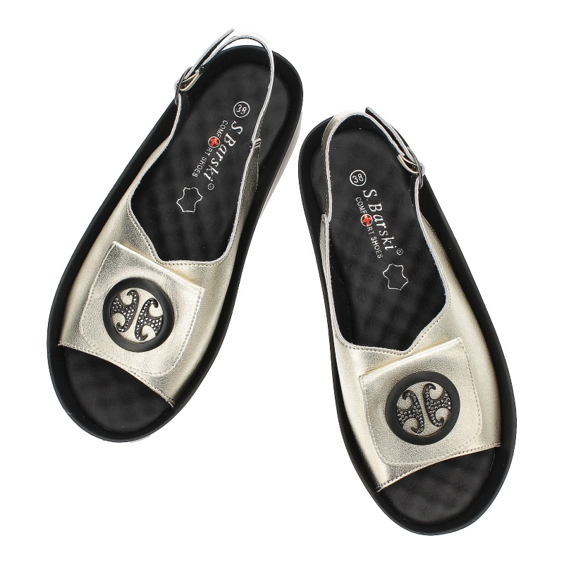 Sandále S.Barski - KV27-023 Gold