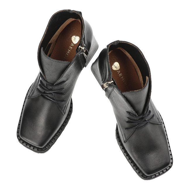 Členkové Topánky Armodo - 1395 Czarny Rustic