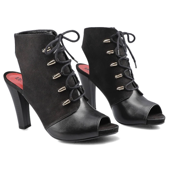 Členkové Topánky Carinii - B3329/OC_-G41-360-000-953 Midas Nappa Black/S04