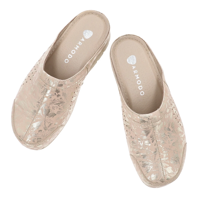 Šľapky ARMODO - 5-1401-024 Pigi Złote Kwiaty