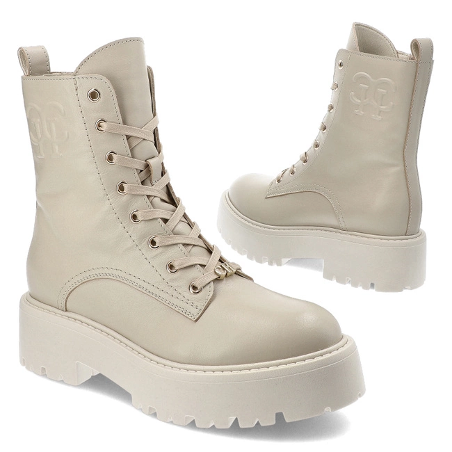 Členkové Topánky Chebello - 4473_-500-000-MIC-S348 Beżowy