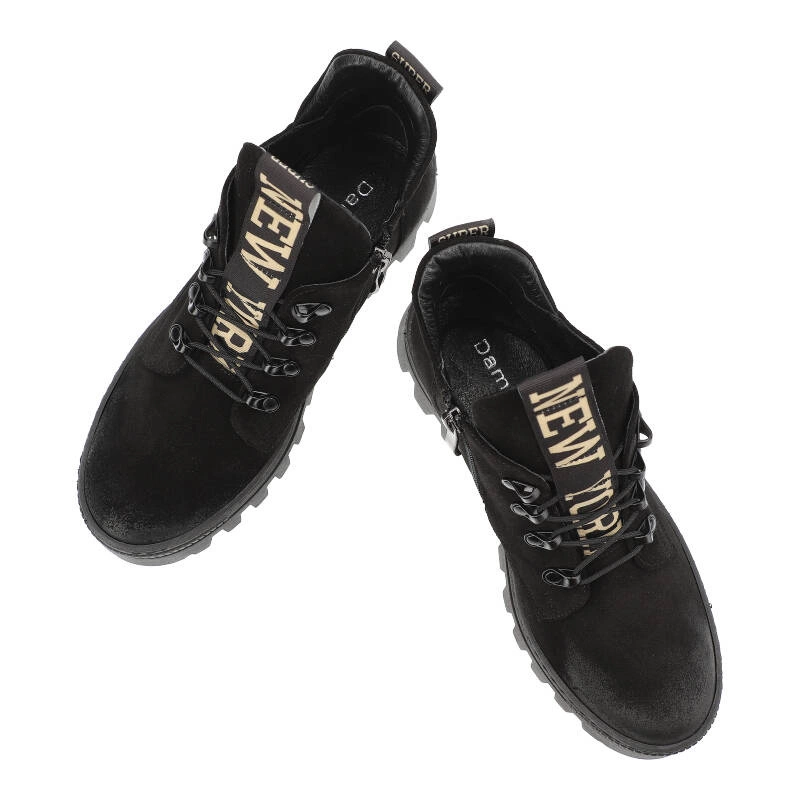 Členkové Topánky Damiss - DS-735 Czarny Welur