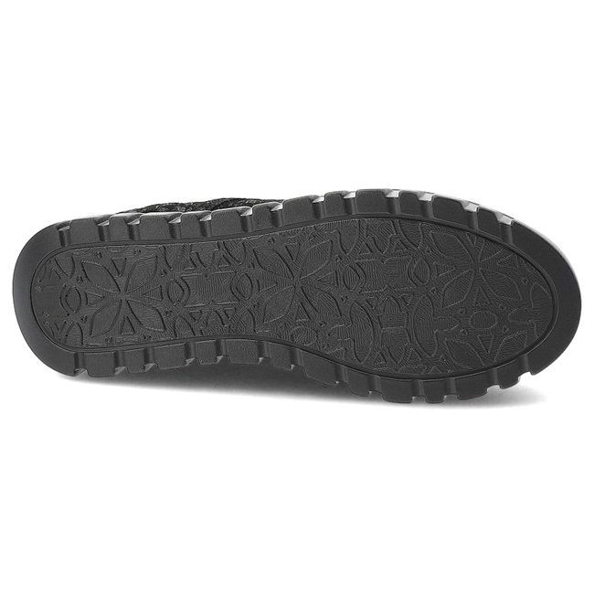 Tenisky FILIPPO - DP6846/25 BK FL Czarny Kwiaty
