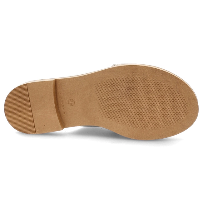 Šľapky ARMODO - 40423 V.Taupe/Złoty