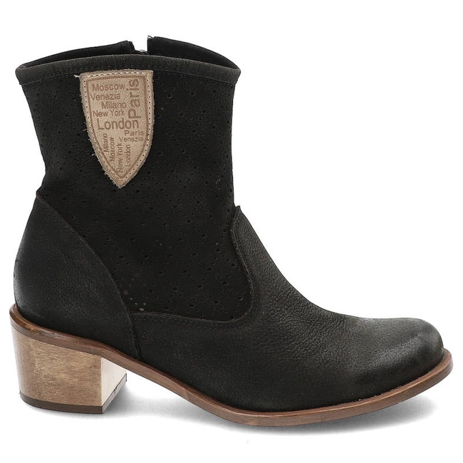 Členkové Topánky Avanti - 142-1 N Czarny