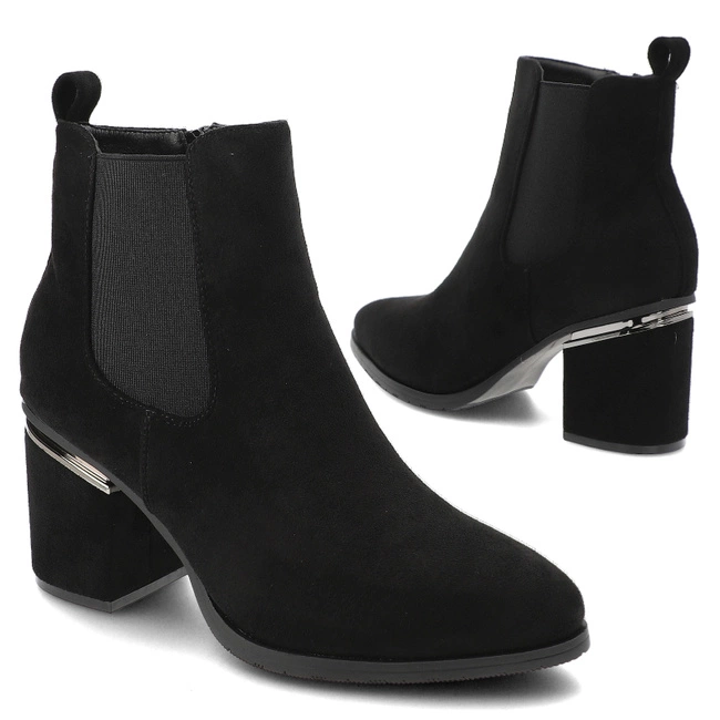 Členkové Topánky Vinceza - 16445 BK Czarny