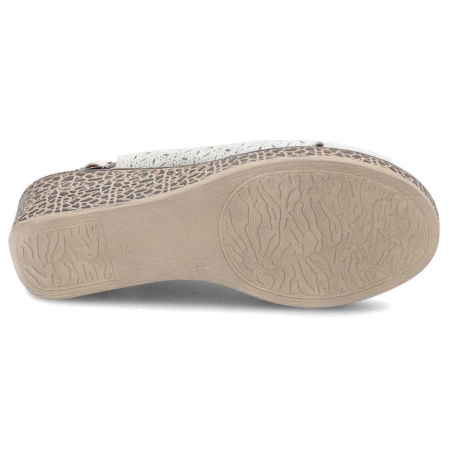 Sandále Lanqier - 44C1064 Srebrny Silver