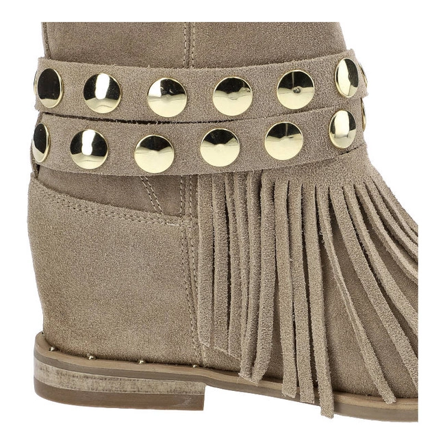 Členkové Topánky Carinii - B7751_-O17-000-000-B89 Beż