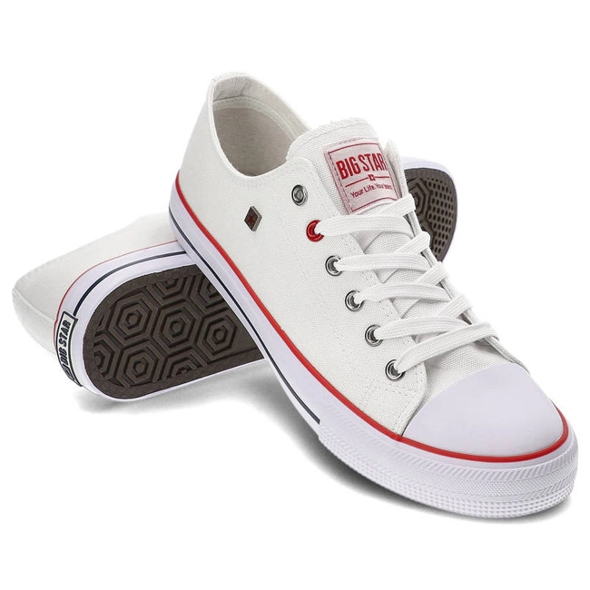 Plátenky Big Star - T174102 101 Biały