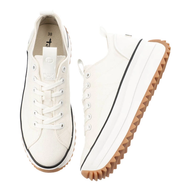 Tenisky Tamaris - 1-23731-20 100 Białe