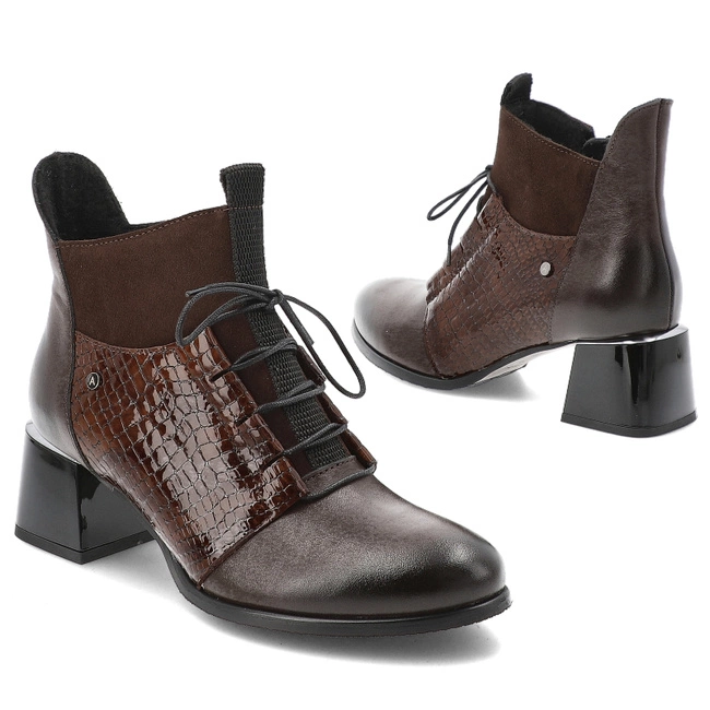 Členkové Topánky ARMODO - 60503 S.Czekolada+Matrix+W