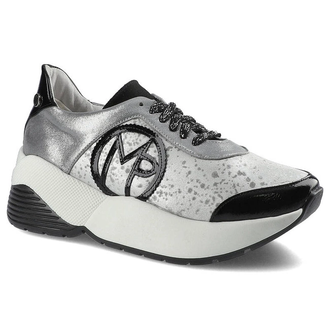 Tenisky Massimo POLI - 2Y1-20-0633 Sk.Srebro/Czarna