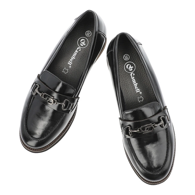 Mókazíny CAMBELL - 25-19300BK Czarny