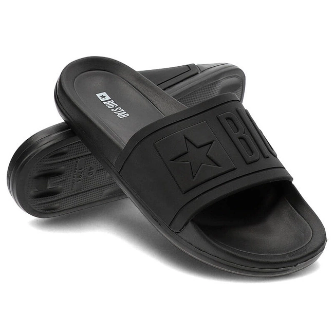 Šľapky Big Star - DD174690 Czarny