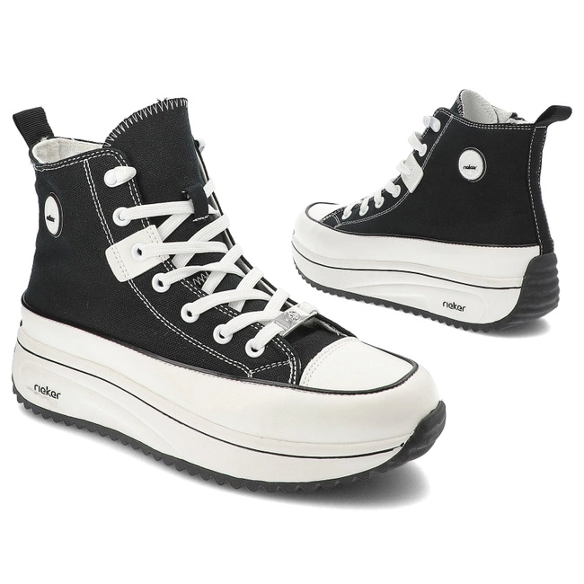 Tenisky Rieker - 90010-00 Black