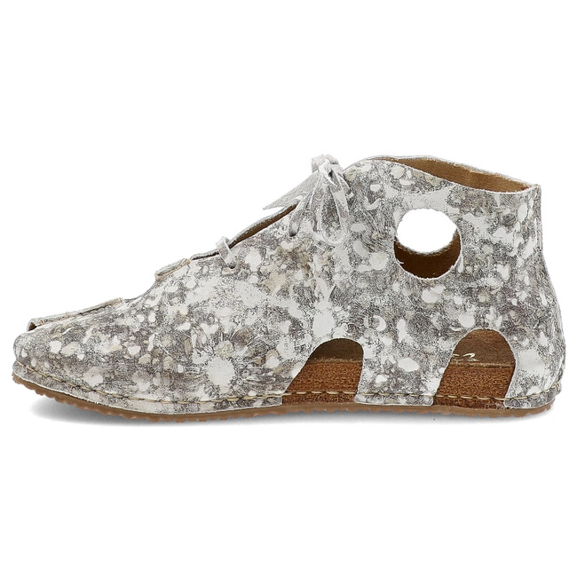 Šnúrovacie Členkové Topánky MACIEJKA - 03426-46/00-6 Miedziany Na Białym