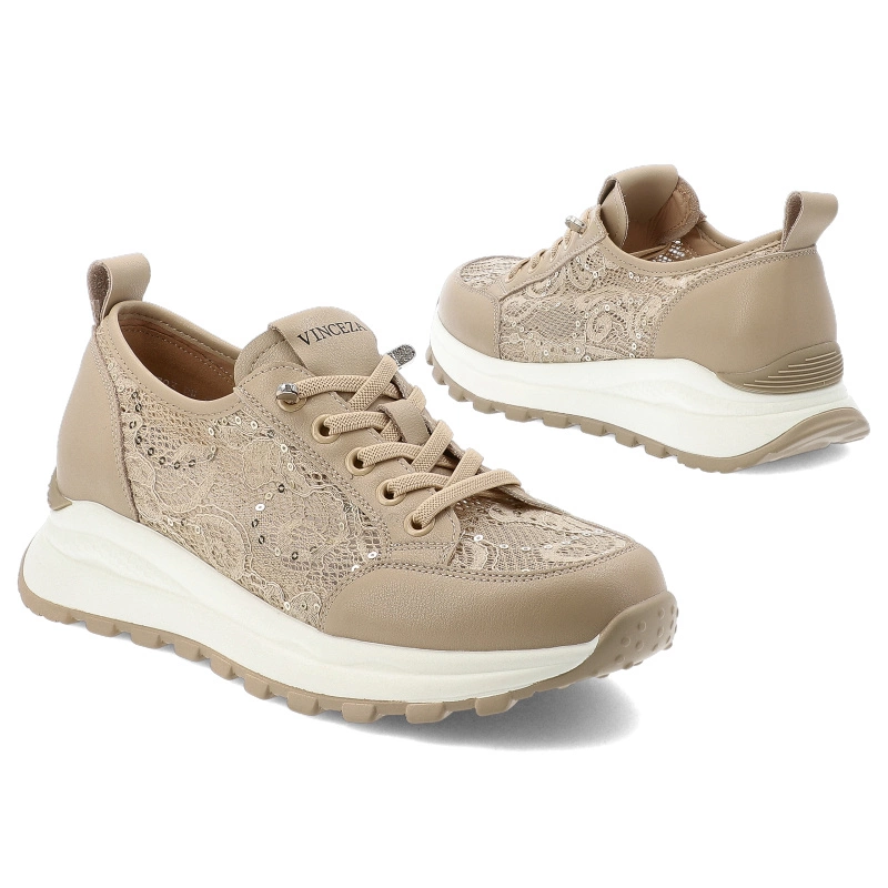 Tenisky VINCEZA - 66783 BE Beżowy