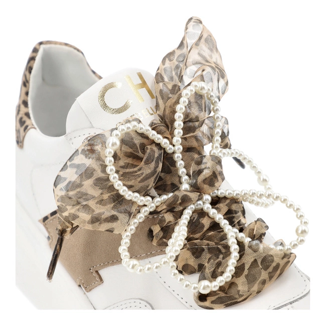 Tenisky CHEBELLO - 4713_-059-056-PSK-S389 Biały/Beż/Panterka