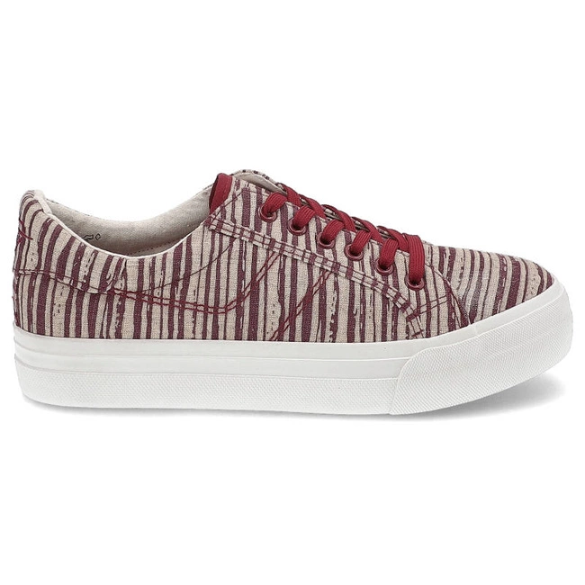 Plátenky Tamaris - 1-23602-28 577 Red/Beige