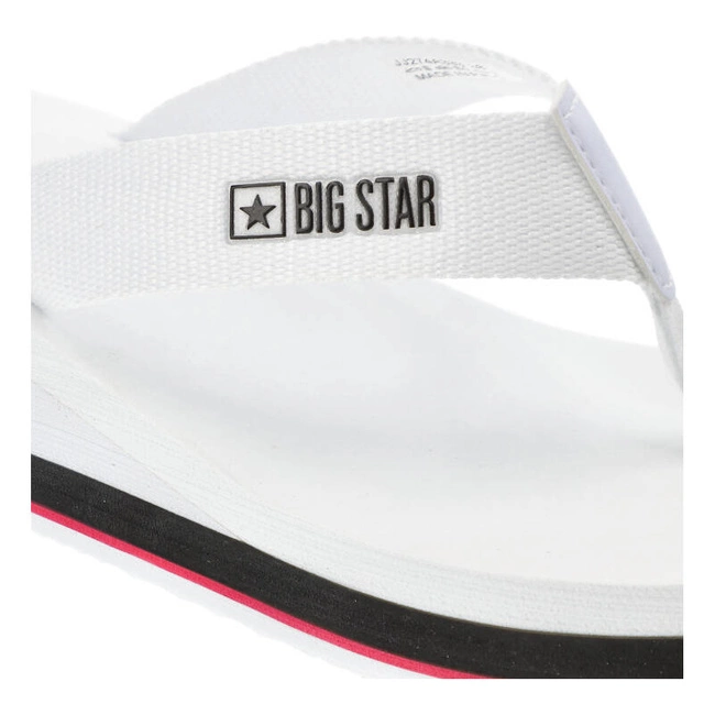 Šľapky Big Star - JJ274A333 Biały