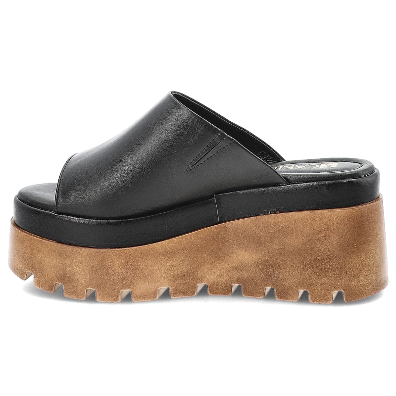 Šľapky CARINII - B10048_-E50-000-000-G06 Czarny