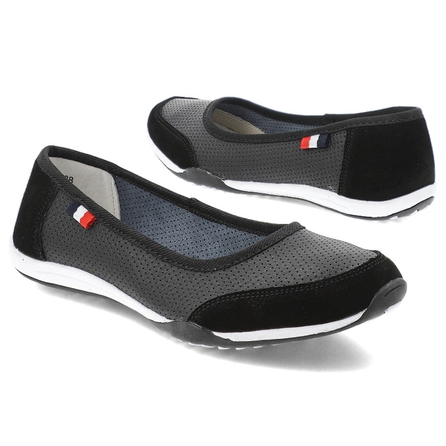 Baleríny FILIPPO - DP142/25 BK Czarny