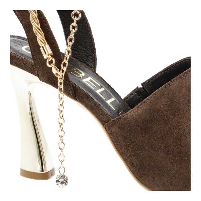 Sandále CHEBELLO - 4440_-105-000-PSK-S135 Brąz Welur