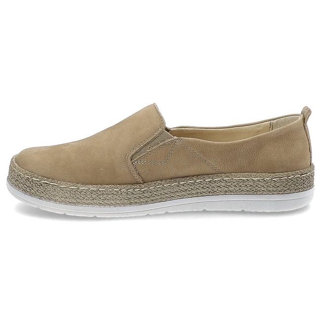 Espadrilky Wasak - 0644 Beż Nubuk