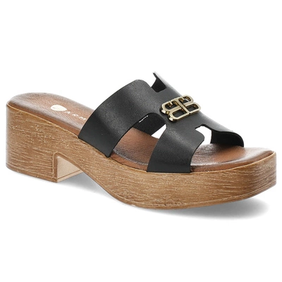 Šľapky Armodo - 40412 Bf.Czarny+Zł.