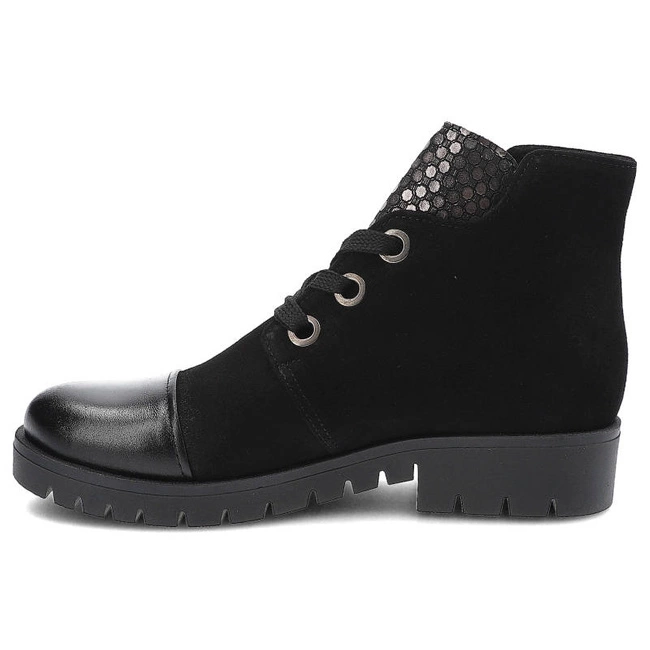 Členkové Topánky Gamis - 3542 K8/Czarny Welur