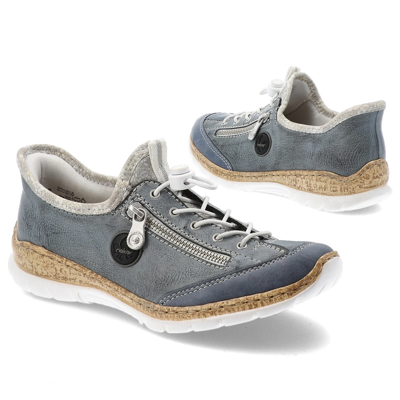 Poltopánky RIEKER - N42F2-14 Blue
