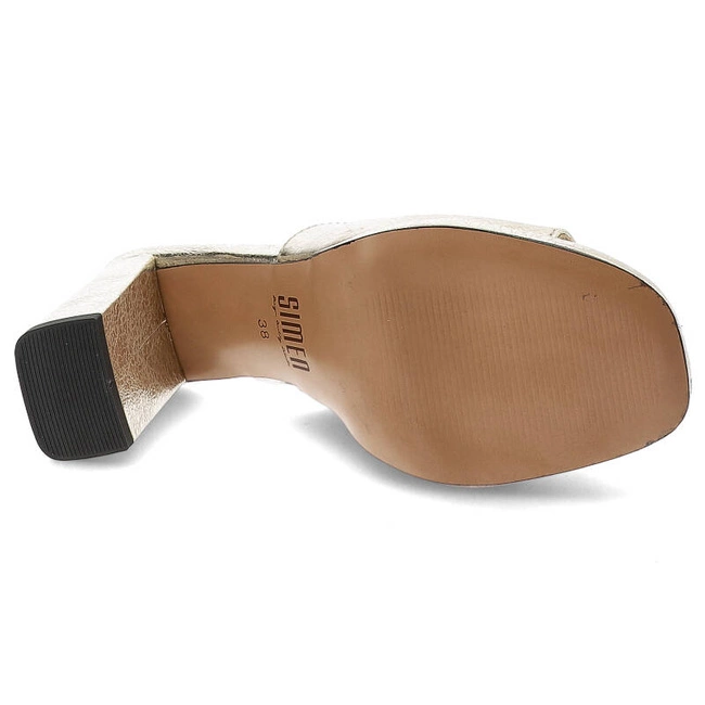 Šľapky Simen - 6846A Złoty