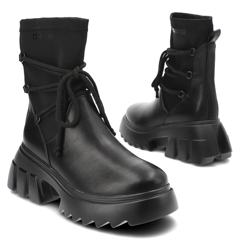 Členkové Topánky Big Star - MM274590 Czarny