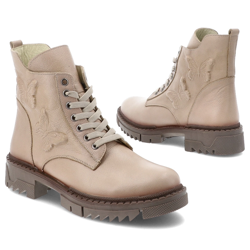 Členkové Topánky Artiker - 53C0683 Beżowe