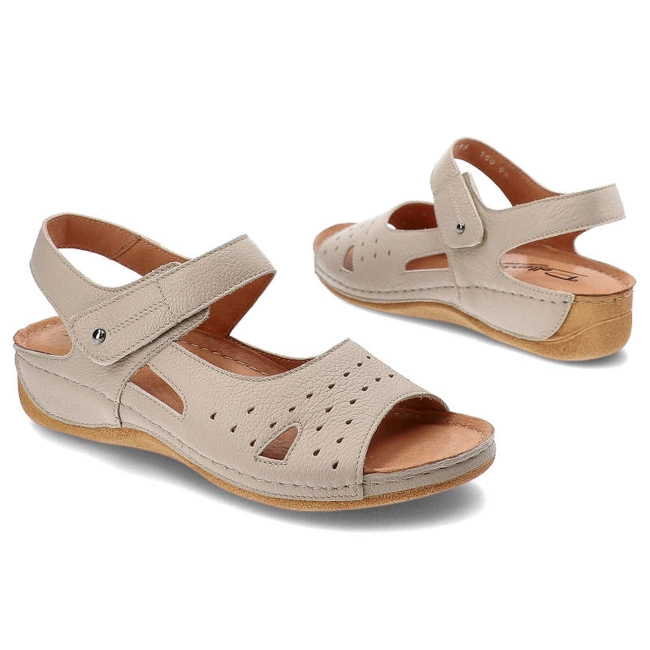 Sandále Pollonus - 5-1515-006 Vanilia Verona