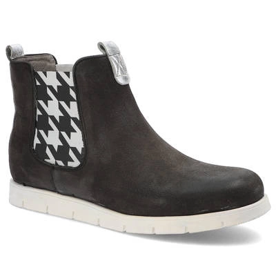 Členkové Topánky Karino - 1208 Czarny/Srebrny