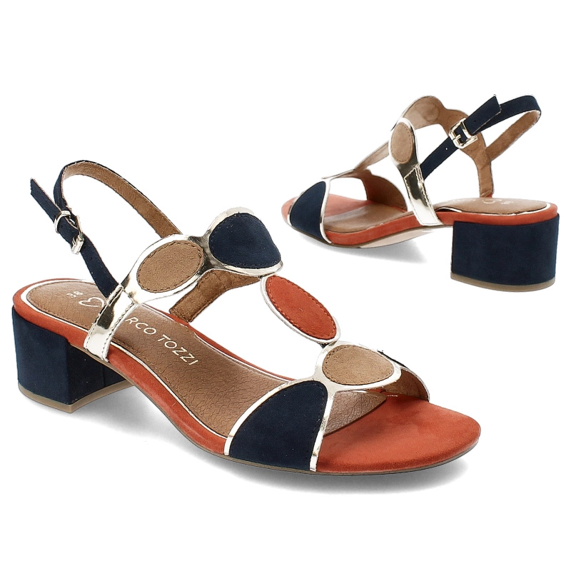Sandále Marco Tozzi - 2-28230-42 890 Navy Comb