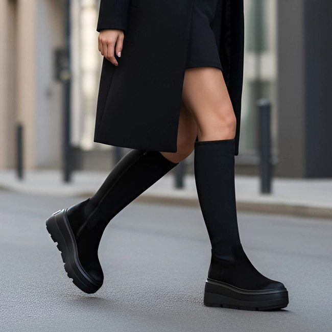 Čižmy CHEBELLO - 4741_-034-415-MIC-S332 Czarny