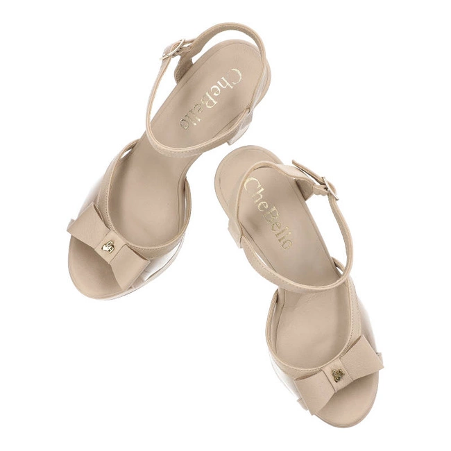 Sandále Chebello - 4073_-308-182-PSK-S21 Beżowy