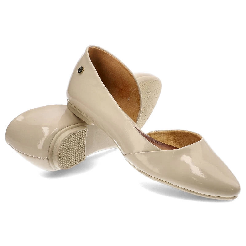 Baleríny Maciejka - 02445-04/00-5 Beż Lak