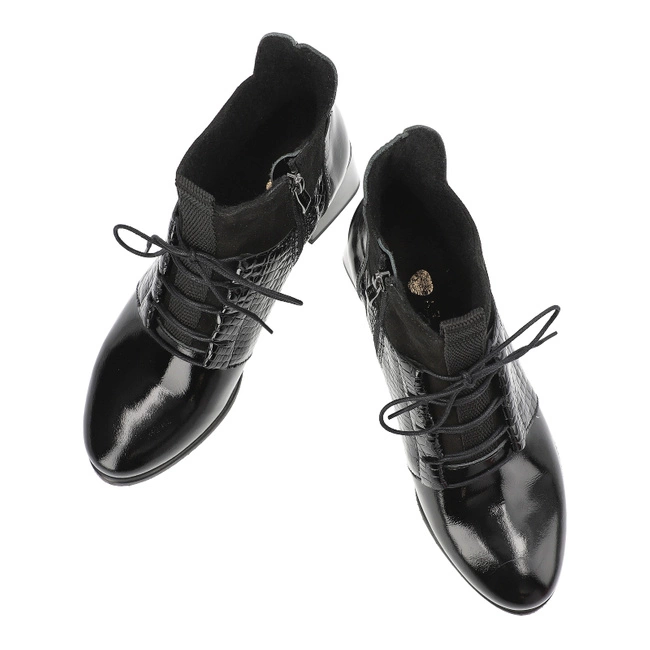 Členkové Topánky Armodo - 60503 Naplak Czarny+Matrix+W.