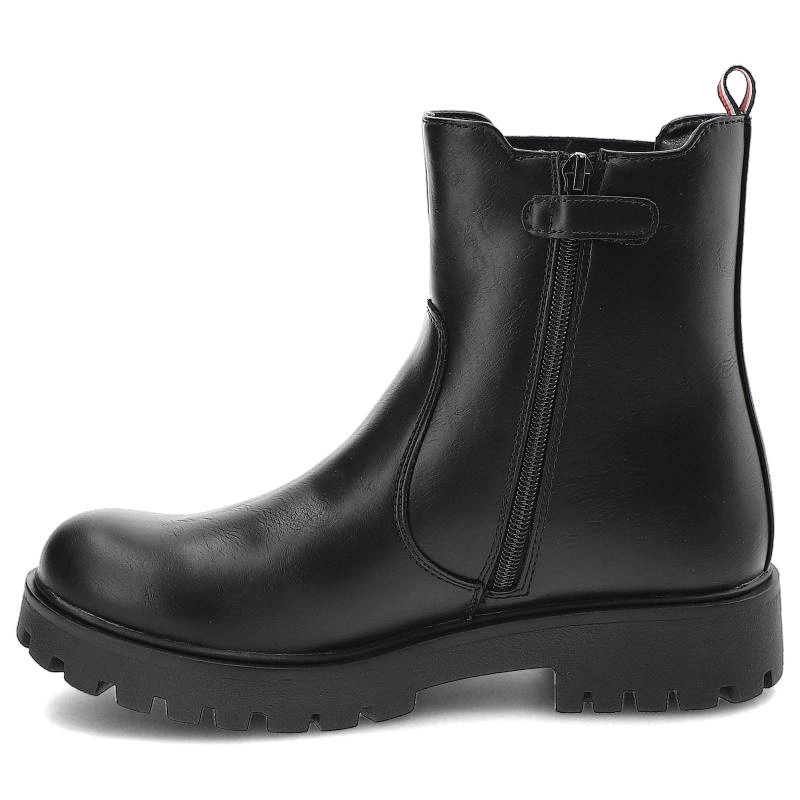 Členkové Topánky Tommy Hilfiger - T3A5-32393-1355999-Chelsea Boot Black 999