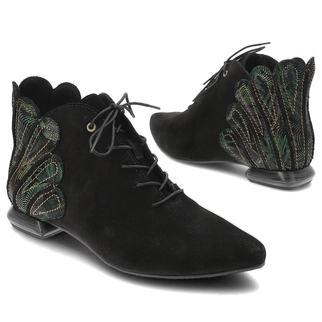 Členkové Topánky Armodo - 7207A Schwarz/Grun