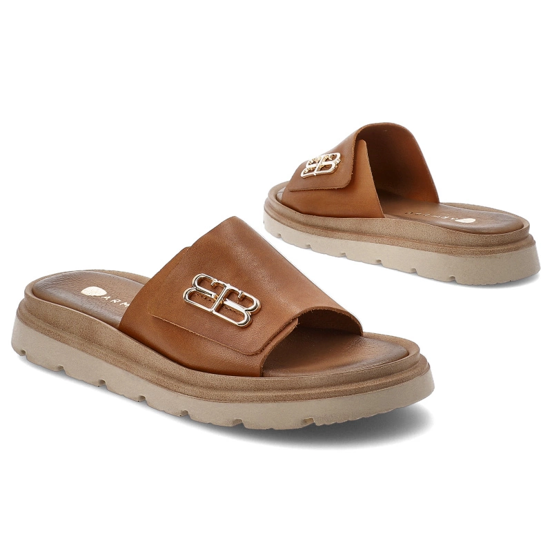 Šľapky ARMODO - 40442 Bf.Brąz+Zł.