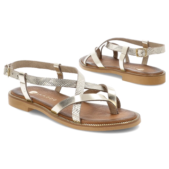 Sandále ARMODO - 40429 Bf.Złoto/Luka Złoto
