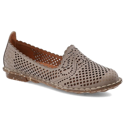 Baleríny RAVINI - 101 170-1 Capuccino 14