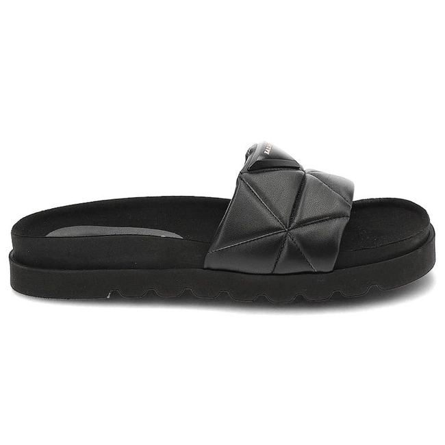 Šľapky Karino - 4195/076-P Czarny/Lico